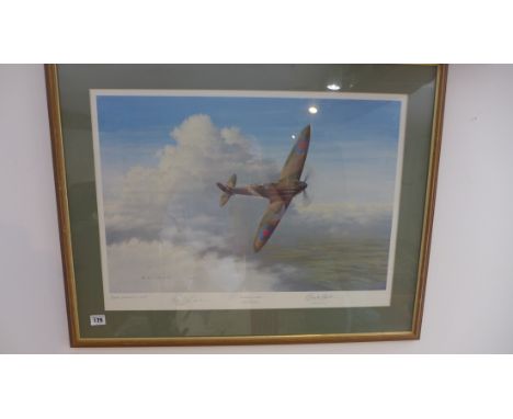 The Magic of Flight print by Gerald Coulson. Artists presentation proof signed by the artist and Alex Henshaw, good condition