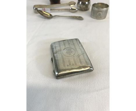 Birmingham silver cigarette case 