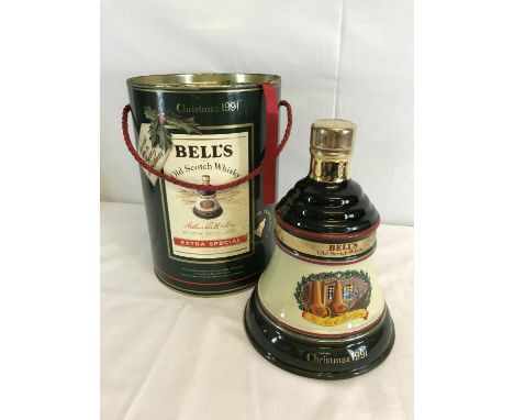 Bell's Christmas 1991 decanter, Full, sealed & boxed 