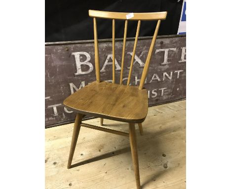 Lightwood Ercol spindle back chair 