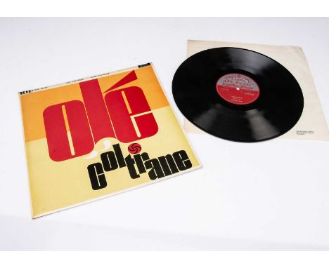 John Coltrane LP, Ole Coltrane LP - Original UK Mono Release 1962 on London (LTZ-K 15239) - Laminated Sleeve - Red Silver Gro