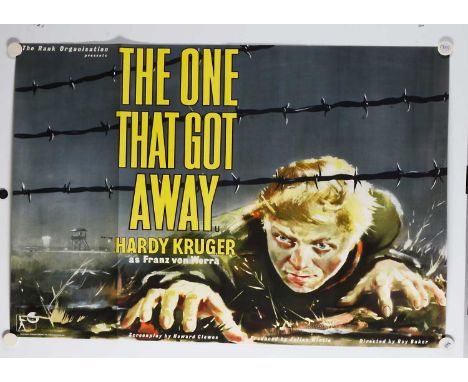 The One That Got Away (1957) Quad Posters, ten copies of the UK Quad poster for this little known WWII Drama with striking ar