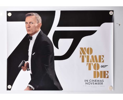 James Bond Film Posters, four posters comprising The World Is Not Enough (Quad), No Time To Die (Quad), No Time To Die (One S