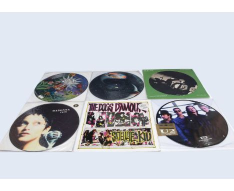 Picture Disc Singles, approximately thirty 12", 10" and Shaped Picture Disc Singles with artists including Madonna, U2, R.E.M