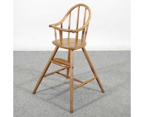 An Ercol style child's high chair