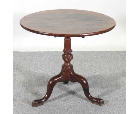 A 19th century mahogany occasional table, on a tripod base79w x 69h cm