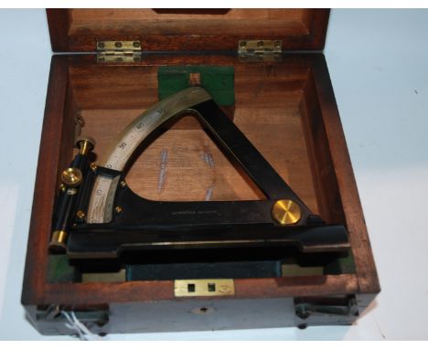 A cased sextant by A.G. Thorton Ltd, Manchester Condition Report: Available upon request