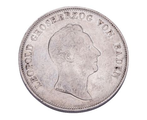 Altdeutschland / Baden, Leopold I. 1 Thaler (Krone) 1831 ss -, ca. 29,46 g.| Old States of Germany / Baden, Leopold I. - 1 th