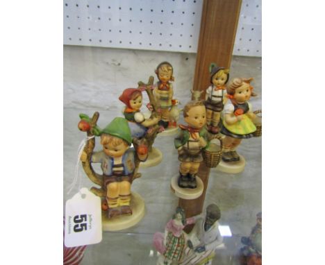 HUMMEL FIGURES, collection of 6 Goebel figures 