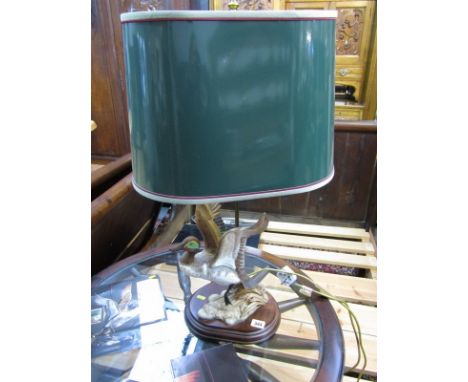TABLE LAMP, Wild Fowl base table lamp by Ruyckevelt 