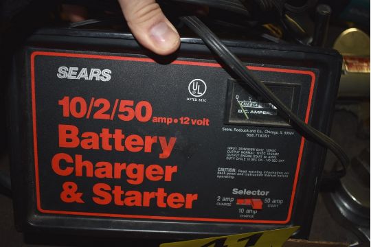 craftsman car battery charger