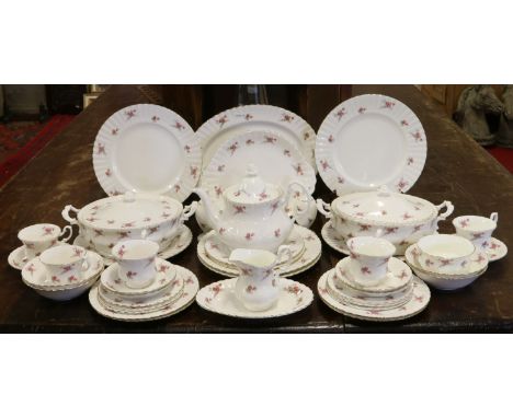 A Richmond bone china tea/dinner service decorated in the 'rose time' pattern.