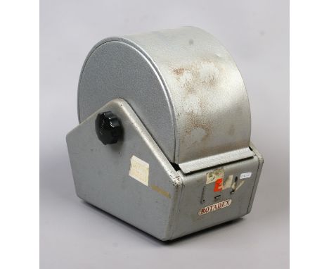 A vintage metal cased rotadex. Includes VAT on hammer.