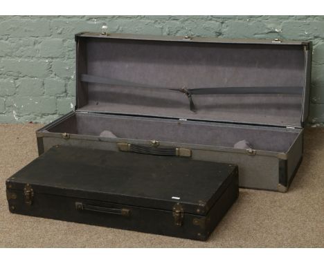 Two vintage salesmans sample suitcases, makers A. Potterton & Eric Rommel. Includes VAT on hammer.