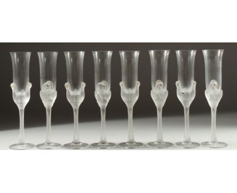 C CREST Set of 12, Champagne Glasses, 6 Ounce Champagne Flute, Lead-free  Drinkware, Clear