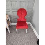 A Pair Of Chairs A Take On The Classic Spoonback Chair Features A Hardwood Frame Upholstered In A