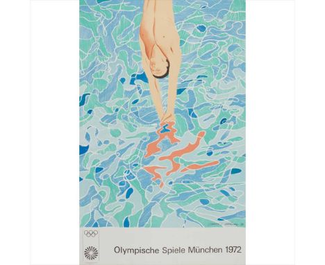 § DAVID HOCKNEY O.M., C.H., R.A. (BRITISH B.1937) OLYMPISCHE SPIELE MUNCHEN, 1972 (BAGGOTT 34)Lithograph, printed by Matthieu