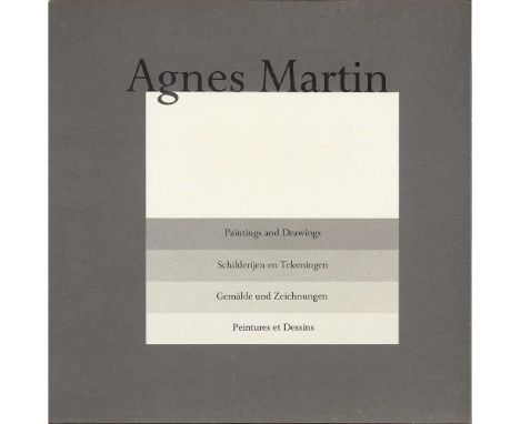 AGNES MARTIN (CANADIAN/AMERICAN 1912-2004) PAINTINGS &amp; DRAWINGS 1974-1990 (SUITE OF 10)The complete set of 10 lithographs