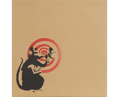 § BANKSY (BRITISH B.1974) RAT RADAR DIRTY FUNKER (BROWN)Screenprint on record sleeve with vinyl record, unframed (Dimensions: