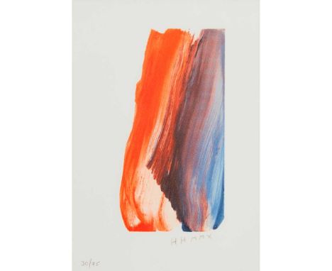 § HOWARD HODGKIN C.H, C.B.E. (BRITISH 1932-2017) UNTITLED (BRUSHSTROKE) - 2010Screenprint, 30/75, signed with initials, numbe