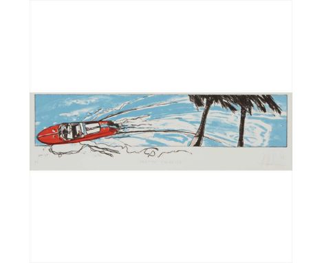 § RAY RICHARDSON (BRITISH B.1964) PASTIME PARADISE - 2016Screenprint, PP, signed, dated and editioned in pencil to margin, un