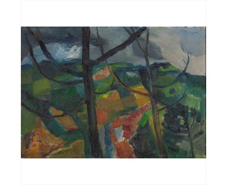 § COLIN MIDDLETON M.B.E. (IRISH 1910-1983) CARNMONEY - 1948Signed, inscribed, numbered '36' and dated 'September 1948', oil o