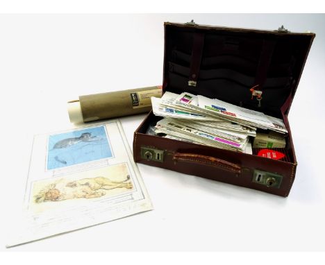 A large quantity of coins, first day covers etc.