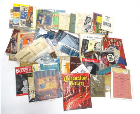 Ephemera, bygone and other related to include, Decca stereophonic radiogram manual, Edgens book, collectors catalogues of sta