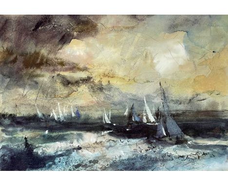 ‡ WILLIAM SELWYN limited edition (213/300) print - entitled 'Regatta, Menai Straits', signed fully in pencilDimensions: 31 x 