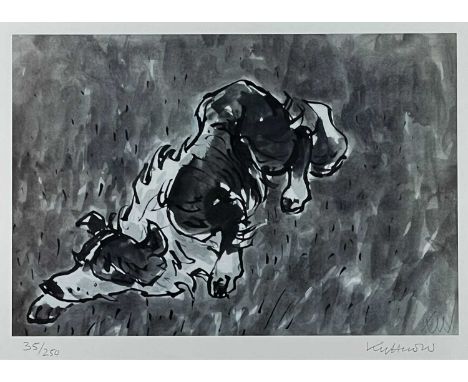 ‡ SIR KYFFIN WILLIAMS RA limited edition (35/250) print - sheepdog, signed fully in pencilDimensions: 32 x 45cmsProvenance:pr