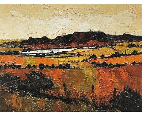 ‡ WILF ROBERTS limited edition (98/100) print - landscape at Mynydd Bodafon, Ynys Mon (Anglesey), signedDimensions: 34 x 43cm