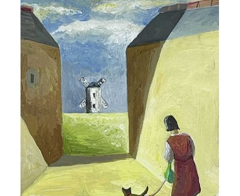 ‡ EMRYS WILLIAMS acrylic on panel - entitled verso on Martin Tinney Gallery label 'Near the Farm 2002', signed versoDimension