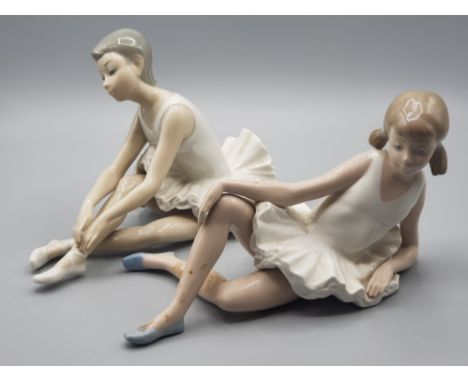 2 Nao by Lladro figures - girl Ballerina's