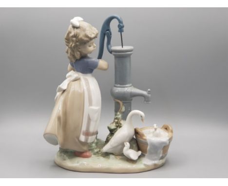 Lladro figure 5285 summer on the farm