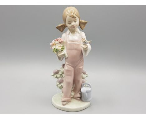 Lladro figure 5217 infantil spring