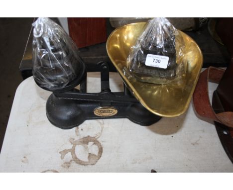A set of Salter scales and weights