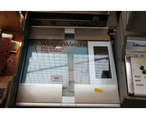 A pair of Weight Watchers digital scales 