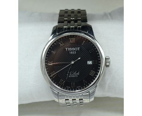 A Tissot Le Locle Automatic Stainless Steel Cased Gentleman's Wrist Watch with original box 