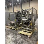DOUGLAS AXIOM CASEPACKER WITH NORDSON GLUEPOT AND BUSH VACCUUM PUMP AND CONTROL PANEL RIGGING/LOAD