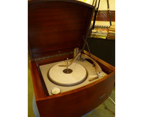 VINTAGE PYE RECORD PLAYER. Pye wood cased vintage record player