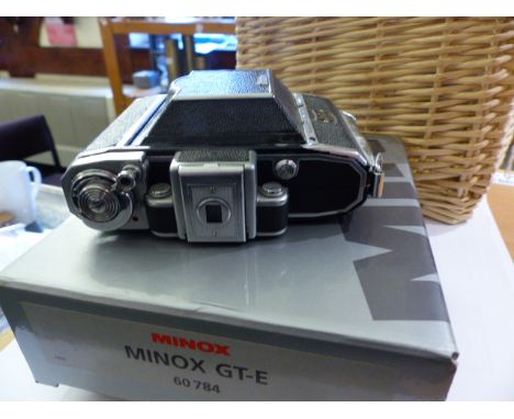 ZEISS IKON  AND MINOX CAMERAS.  Zeiss camera and boxed Minox cameras