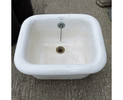 A Maple and Co ceramic butler's sink, 63cm