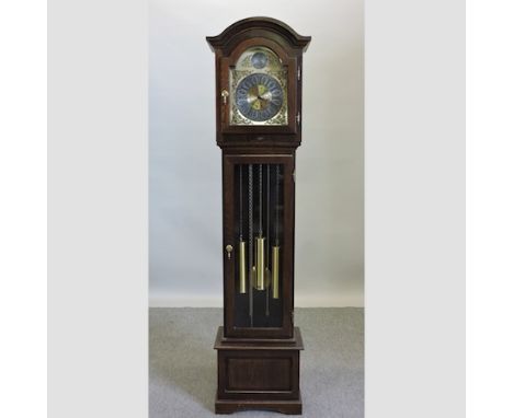 An oak cased longcase clock, 172cm tall