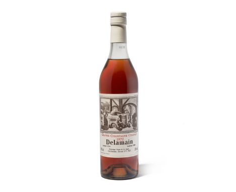 4 bottles Delamain Early Landed Grand Champagne Cognac 1972 Landed 1974, bottled 1995 by Eldridge Pope Excellent appearance T