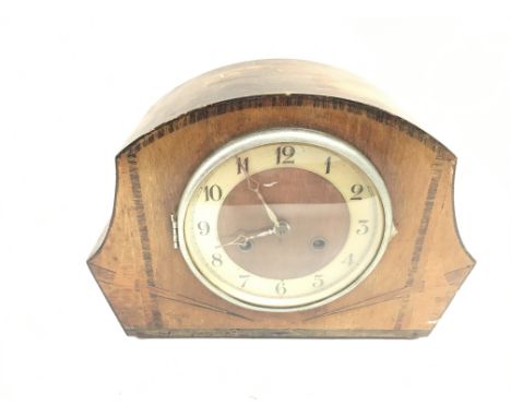 An Art Deco style mantle clock no reserve.