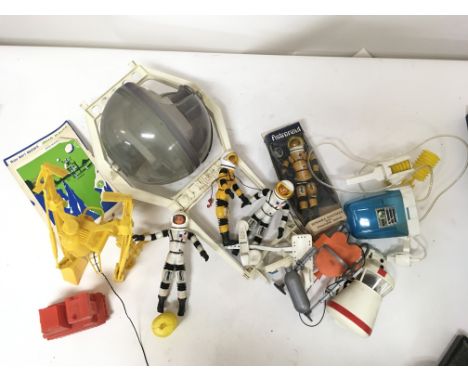 1968 Mattel spaceman figures and play sets