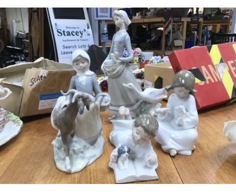 Lladro &amp; NAO porcelain figures