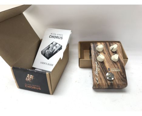 LR Baggs acoustic guitar chorus pedal, boxed with manual