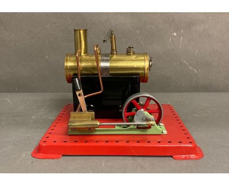 A Mamod static steam engine 