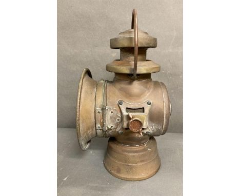A vintage Lucas King of the Road side lamp 